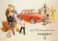 Renault Dauphine (de 1956 a 1967) (Publicite)